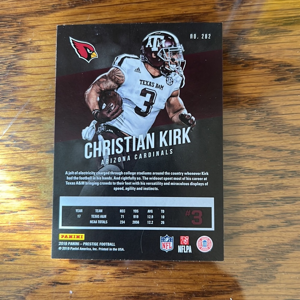 Christian Kirk Rookie Cards - Picture 3 of 3